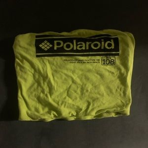 Green Polaroid Shirt. Crop Top. More for parties.